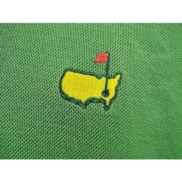 Masters Collection Polo Golf Shirt Green Embroidered Mens Size L - Picture 3 of 6